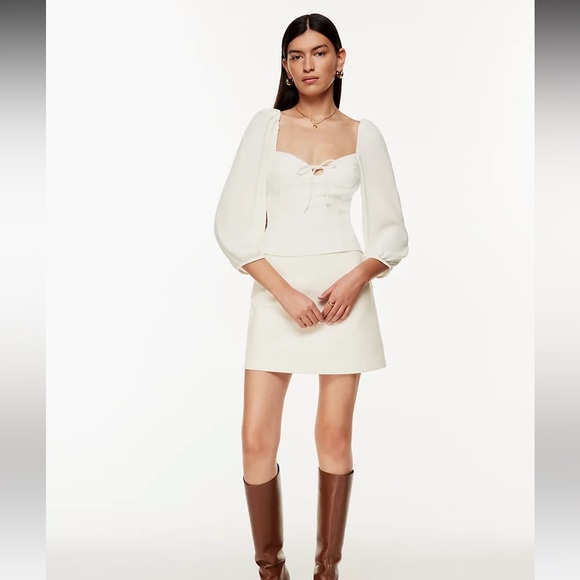 Artitzia White Pirate-Style Shirt - Picture 1 of 11